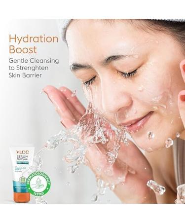 Serum Facewash 100ml | Hyaluronic Acid & Aloe Vera for Soft Nourished Skin | Gentle Cleansing & Barrier Strengthening - Buy Online on GoSupps.com