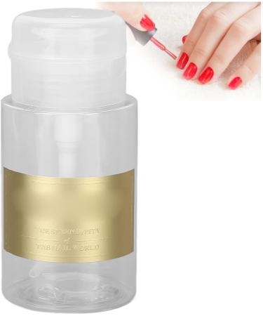 Nail Polish Remover Pump Bottle Dispenser 150ml Push Down Cleanser Dispenser Bottle Travel Empty Liquid Container Clear Empty Refillable Pump Dispenser for Nail Makeup Remover - Buy Online on GoSupps.com