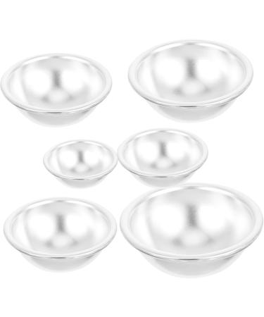 Cabilock Hemisphere Cake Pan 18 Pcs Bath Ball Making Supplies Mini Bath Mold Baking Tool Spherical Aluminum Alloy Cake Mold - Buy Online on GoSupps.com