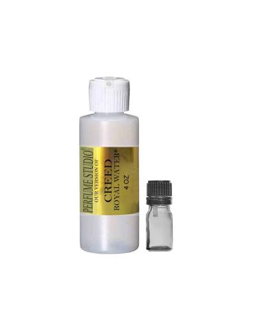 IMPRESSION Oil - 100% Pure Undiluted No Alcohol Free 5ml Empty Glass Euro Dropper Compatible with ROYAL WATER 4oz