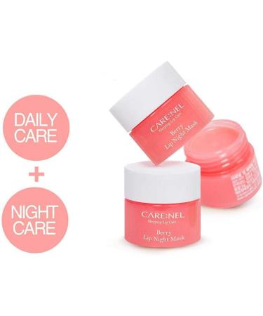 CARENEL Lip Sleeping Mask 5g (3 Set) - Korean Moisturizing Lip Care for Dry, Cracked, and Wrinkled Lips - Long-Lasting Lip Gloss and Treatment Balm - Buy Online on GoSupps.com