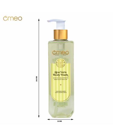Aloe Vera Body Wash - Natural Aloe Shower Gel for Moisturizing Dry Skin | 180ML Pump Bottle for Men & Women - Buy Online on GoSupps.com