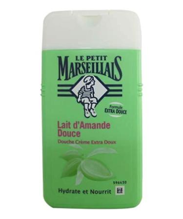 Le Petit Marseillais 1 Bottle of Body Wash Your Choice  French Shower Cream 6 Varieties 250ml (8.4oz) (Lait d'Amande Douce (Sweet Almond Milk))