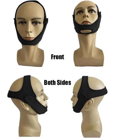 Buy Adjustable Anti Snoring Chin Strap - Breathable Jaw Support Device for Effective Snore Reduction | Ideal for Men Women & CPAP Users - Buy Online on GoSupps.com