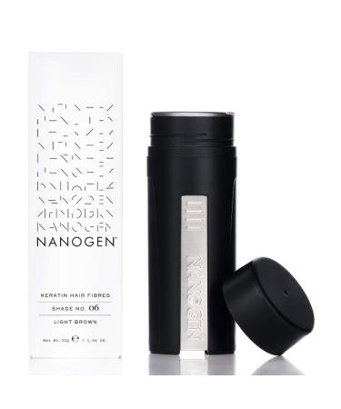 Nanogen Keratin Hair Fibers   30-grams  Light Brown 1.05 Ounce (Pack of 1) Light Brown