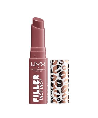 NYX PROFESSIONAL MAKEUP Filler Instinct Plumping Lip Color, Lip Balm - Sugar Pie (Mauve Pink Purple)