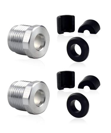 Huthbrother 2 Set 277001729 277001527 Steering Reverse Aluminum Cable Lock Nut Kit, Compatible with Sea Doo 293830063 277000055 211100009