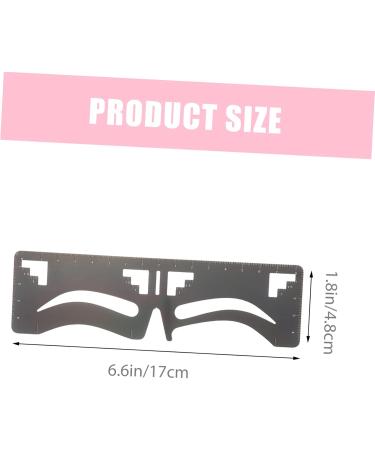 FOMIYES 10 Pcs Eyebrow Ruler Eyebrow Shaping Template Tool T Ruler Brow Template Eyebrow Shape Guide Ruler - Buy Online on GoSupps.com