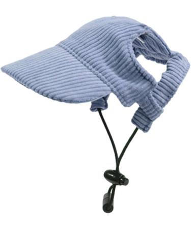 Shop Predolo Pet Sports Hat - Fashionable Dog Solar Cap with Sun Protection & Ear Holes for Small Dogs - Blue XS - Buy Online on GoSupps.com