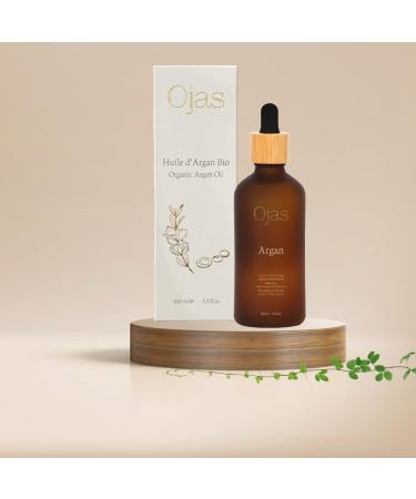 Ojas Organic Argan Oil from Morocco | 100% Pure Virgin Cold Pressed - 100ml | Premium Natural Skincare - Buy Online on GoSupps.com