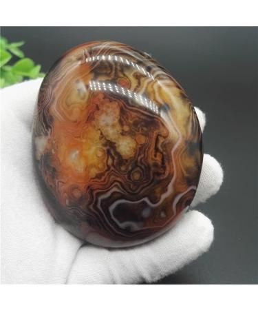 + Natural Rare Silk Agate Crystal Stone Rock Gemstone Specimen Home Decor Gem Carnelian Crystal Home Decoration Full of Texture - Buy Online on GoSupps.com