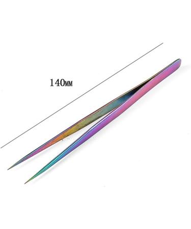 RIYAN Stainless Steel Tweezers Volume Eyelashes Extensions Eyebrow Tweezers Curved Straight Nail Clipper Nipper Makeup Tools - Buy Online on GoSupps.com