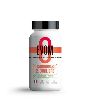 EVOM CardioVasc quilibre - Compl ment alimentaire coeur cholest rol et tension - Ail Noir ABG10+ Olivier BENOLEA Vitamine C liposomale Cannelle Cassis NAC - 80 comprim s - Compl ment Hommes