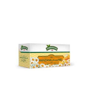 Hornimans Hornimans Manzanilla with Honey - Chamomile with Honey - 100% Natural - 25 Tea Bags - 35g