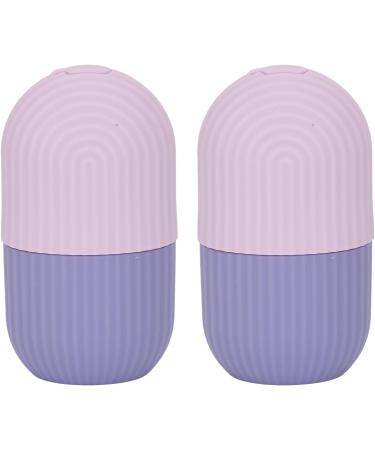 Buy Ice Facial Roller Set - 2 Elastic Ice Rollers for At-Home Use | Purple Color | Best Cooling Massage Tool for Glowing Skin - Buy Online on GoSupps.com
