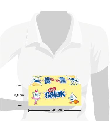  Italian Gourmet E.R. Nestl Galak White Chocolate Bars 40g pack of 36 bars + Italian gourmet polpa 400g - Buy Online on GoSupps.com