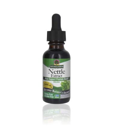 Nature's Answer Nettle Leaf Extract | Concentrated Dark Green Nettle Leaf Herbal Supplement | Non-GMO, Kosher, Gluten-Free, & Alcohol-Free 1oz
