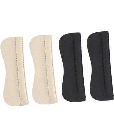 Mobestech 4 Pairs Beige Heel Cushion Pads - Anti-Wear Shoe Stickers for Men & Women - Comfort & Support - Buy Online on GoSupps.com