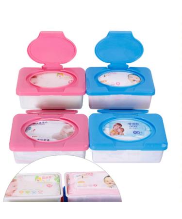 Plastic Wet Wipes Holder - Tissue Organizer for Easy Access - Blue - Shop Now! - Buy Online on GoSupps.com