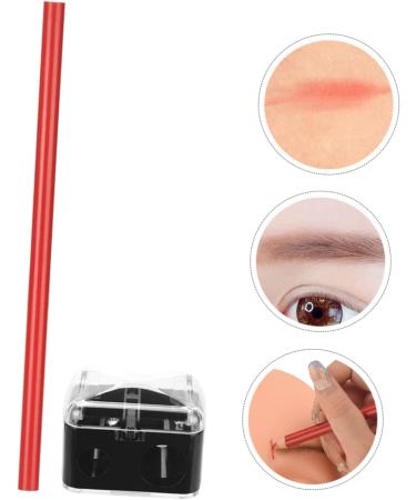 MUSISALY 1 Set Eyebrow Pencil Eyebrow Pen Eye Brow Pencil Tattoos Supply Makeup Accessories Wood Red 1 count (Pack of 1) Red - Buy Online on GoSupps.com