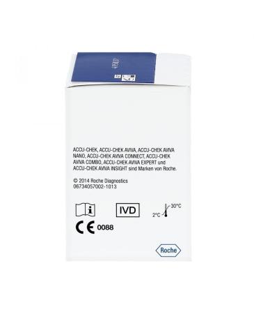 Accu-Chek Aviva Blood Glucose Test Strips - Unisex 50 Pieces | International Shipping Available - Buy Online on GoSupps.com