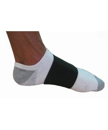 Adjustable Foot Arch Bandages with PORON Cushion Pair - S/M
