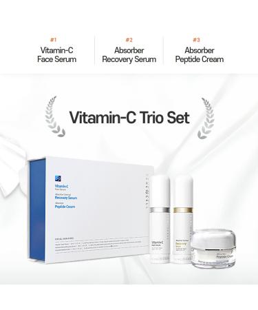 Rene Cell Vitamin C Serum Recovery Serum & Peptide Cream Trio Set - Best Anti-Aging Skincare for Radiant Skin | International Shipping Available - Buy Online on GoSupps.com