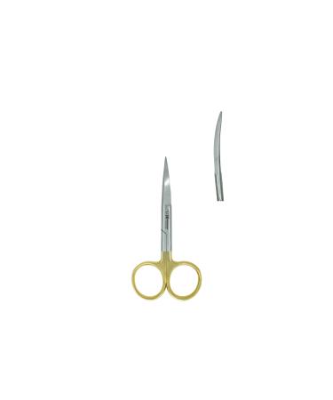 Fly Tying Hair Scissors 4.5 Inch Gold - Curved