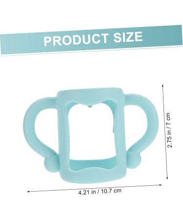 ibasenice 6 Pcs Universal Silicone Handle Feeding Bottle Handle Bottle Handle Bottle Holder Bottle Handles Milk Bottle Handle Breast Milk Cup Assorted Colorx3pcs 10.7x4.6cmx3pcs - Buy Online on GoSupps.com