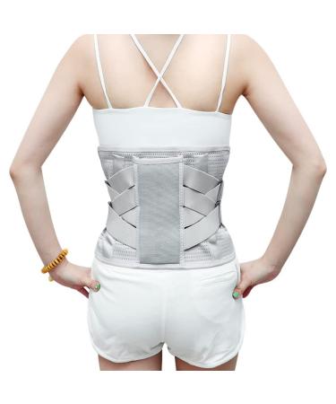 ZWEBY Back Support Brace Lower Back Self-Heating Lumbar Support Belt Breat Support Belt for Men and Women with Lumbar Pad Removable (L)