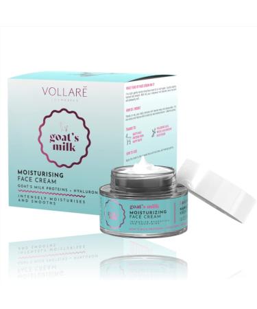 Vollare Cosmetics Face Cream Moisturizer for Women - Hyaluronic Acid & Milk Protein Formula for Day & Night - Buy Online on GoSupps.com