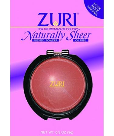 Zuri Pressed Powder  Naturally Sheer - Natural Brown
