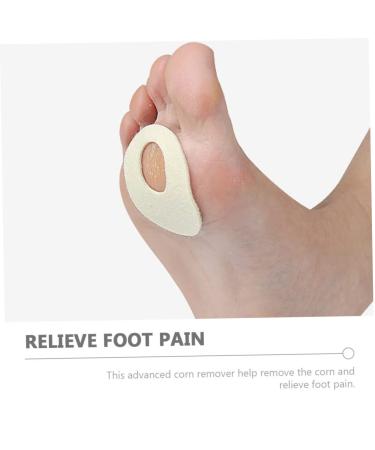 GLSTOY Foam Stickers 12 Sheets - Felt Toe Separator Cushions for Heels & Toes - Painless Remover Pads - Comfortable Feet Pads - Beige - 5.7x4.3cmx2pcs - Buy Online on GoSupps.com
