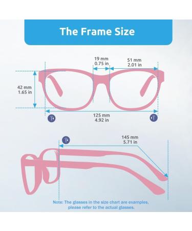 Shop Firmoo Prescription Reading Glasses 1.25 | Blue Light Blocking & Glare-Free | TR90 Clear Pink for Men & Women - Buy Online on GoSupps.com