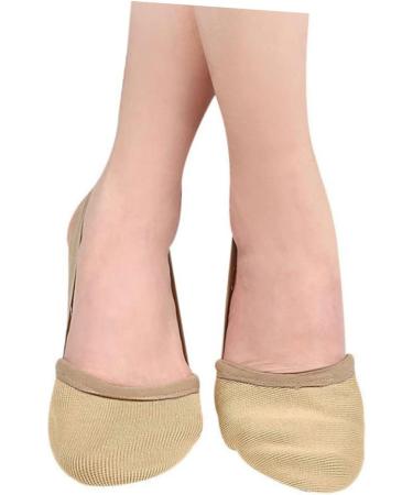 3 Pairs Invisible Half Palm Toe Sleeve Foot Socks - Dance Toe Pad Metatarsal Protectors - Buy Online on GoSupps.com