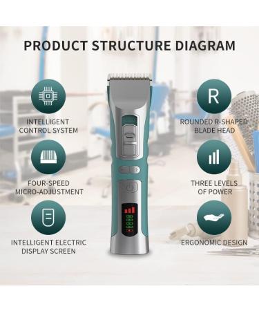Hair Clippers for Men - Wireless Electric Hair Clipper USB Charging Hair Trimmer | D2 Best for International Shipping - Buy Online on GoSupps.com