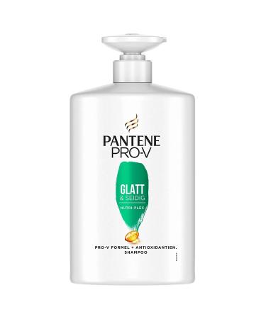 Pantene Pro-V Smooth & Silky Shampoo Pro-V Formula + Antioxidants For Unruly Hair 1000ML 1 l (1 Pack) Shampoo - Buy Online on GoSupps.com