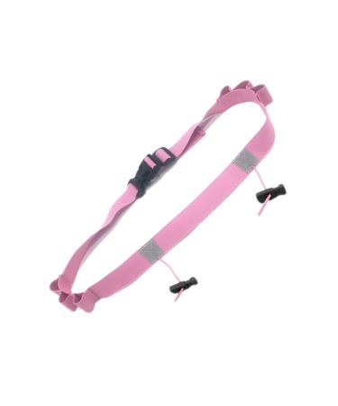 Running number belt with elastic gel and reflective strip for runners cyclists triathletes start number belts with bag start number belt nutrition hip belt start number belt 6 b