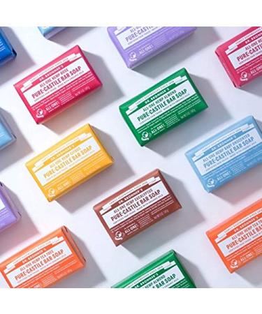 Dr. Bronner's Organic Pure-Castile Bar Soap Variety Gift Pack - Eucalyptus Peppermint Rose - 5oz Bars for Face, Body, Hair - Gentle & Moisturizing - Buy Online on GoSupps.com
