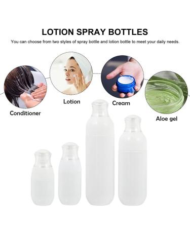 Buy SHERCHPRY 4pcs Refillable Lotion & Soap Pump Bottles | Mini Travel Bottles | Durable Plastic | Perfect for Hand Lotion & Liquid | International Shipping Available - Buy Online on GoSupps.com