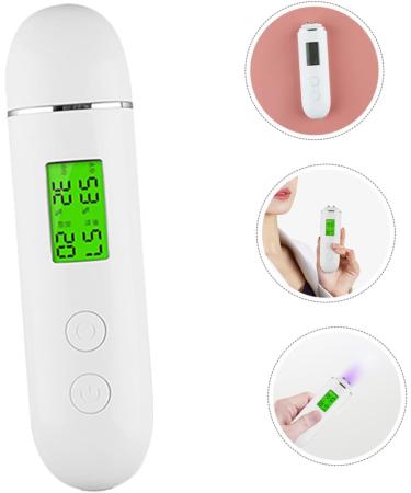 WOONEKY Skin Tester Skin Hydration Gauge Oil Skin Hydration Sensor Plastic Shell White - Buy Online on GoSupps.com