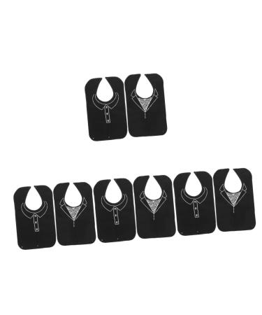8 Pcs Elderly Bib Waterproof Bib Adult Smock Food Bibs for Adults Bibs for Folding Clothes Rack Dining Bibs Crumb Catcher Bibs Miss Polyester Household Food Bag/197