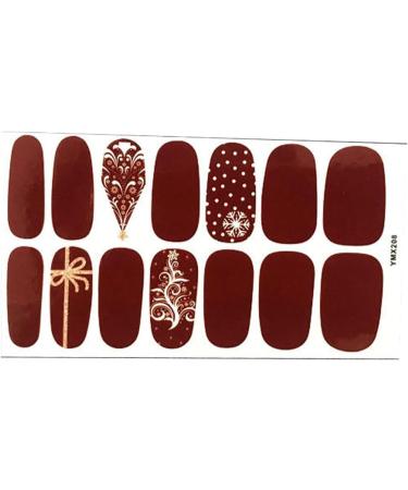 dijiusidy Nail Art Stickers Self-Adhesive Fingernail Decal with Strap Glue DIY Art Decor Full Cover Manicure Kits for Women Girls YMX208 - Buy Online on GoSupps.com
