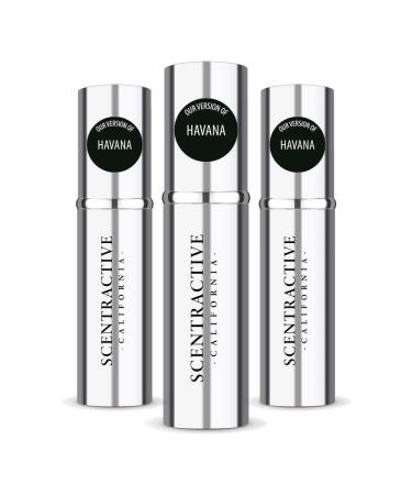 CA Perfume Impression of Havana For Men Replica Version Fragrance Dupes Concentrated Long Lasting Eau de Parfum Spray Refillable Atomizer Bottle 0.17 Fl Oz/5ml-X3 ARA MIST HAVANA IMPRESSION 0.51 Fl Oz (Pack of 1)