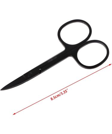 CanEve Craft Scissors Professional Nail Scissor Manicure for Nails Eyebrow Nose Eyelash Cuticle Scissors Curved Pedicure Makeup Tools Scissors - Buy Online on GoSupps.com
