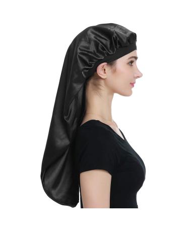 Alnorm Large Satin Cap for Braids & Curly Hair - Perfect for Sleeping | Protect Natural Hair - Buy Online on GoSupps.com
