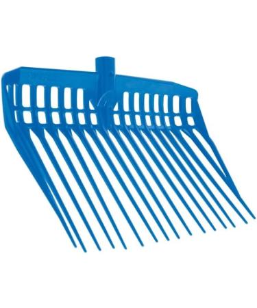 Kerbl EcoFOFOF Dung Fork - Royal Color 16 Tines Durable Plastic 28x30 cm - Ideal Hay Fork for Easy Cleaning - Buy Online on GoSupps.com