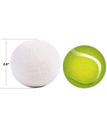 Wool Dryer Balls (Pack of 6 XL) Premium Reusable New Zealand Organic Non-toxic Natural Fabric Softener Saves Drying Time Baby Safety No Chemicals Can Reduce Wrinkles and Electrostatic Adhesion - Buy Online on GoSupps.com