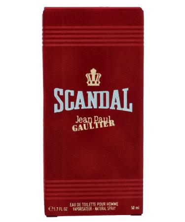 Scandal by Jean Paul Gualtier for Men 1.7 oz Eau de Toilette Spray 1.7 Fl Oz (Pack of 1) - Buy Online on GoSupps.com