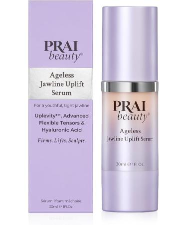 PRAI Ageless Jawline Uplift Serum Pump - Firm Lift and Sculpt Your Youthful Tight Jawline with Hyaluronic Acid Serum for Face | Jawline Face Serum in 30ml - Buy Online on GoSupps.com